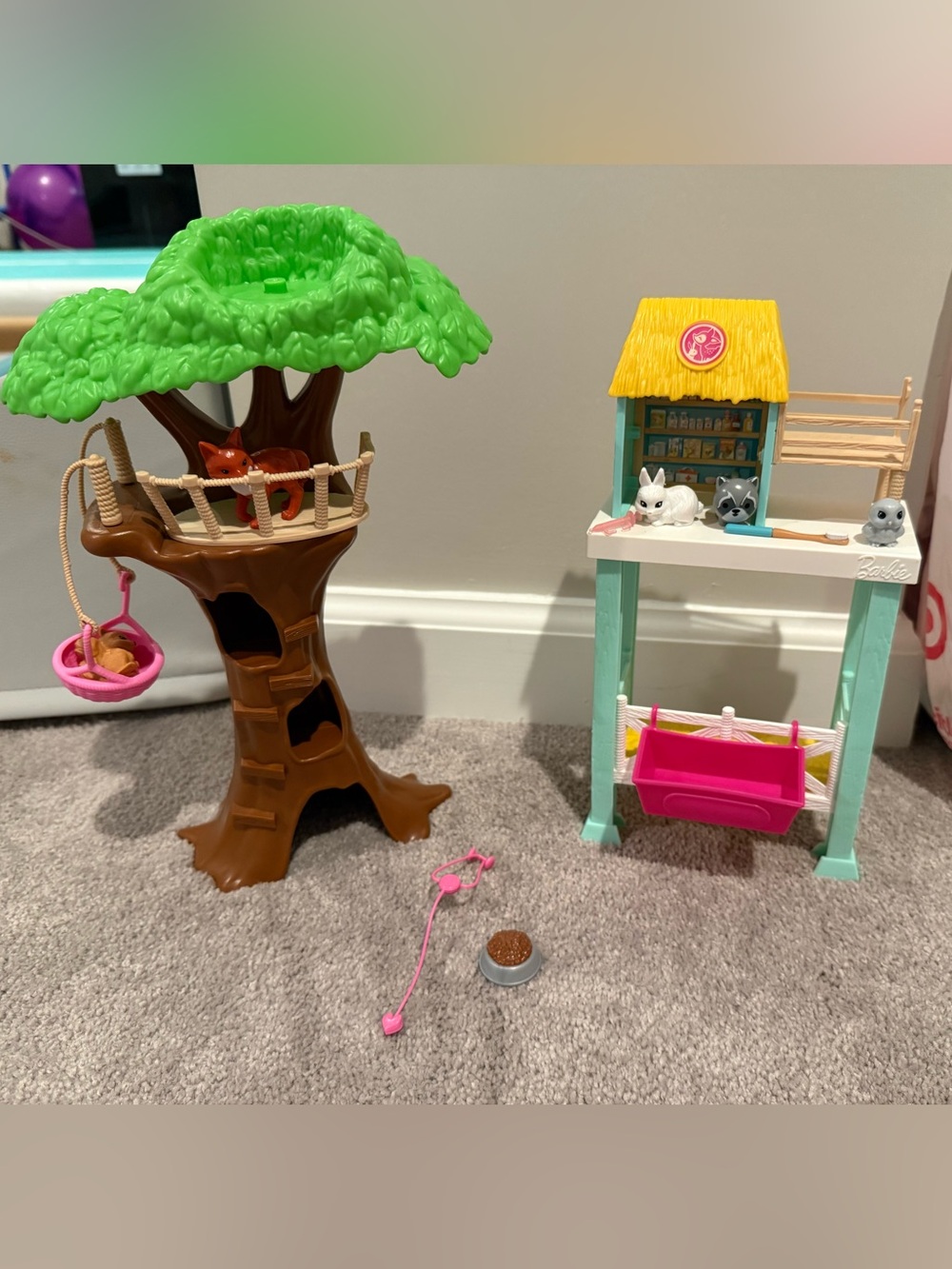 Barbie Pet Rescue Center Treehouse Playset